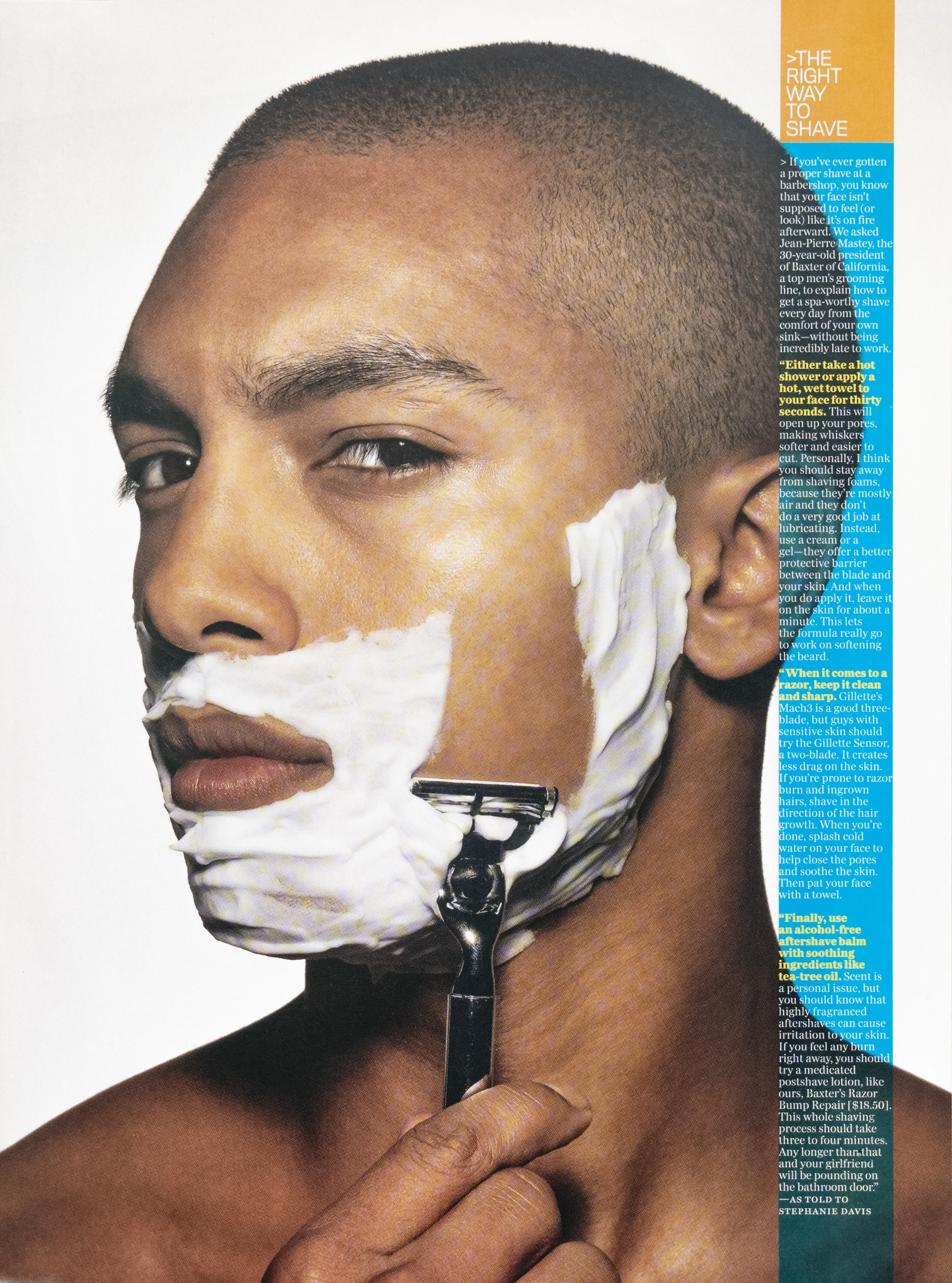 GQ   Shave by Greg Kadell